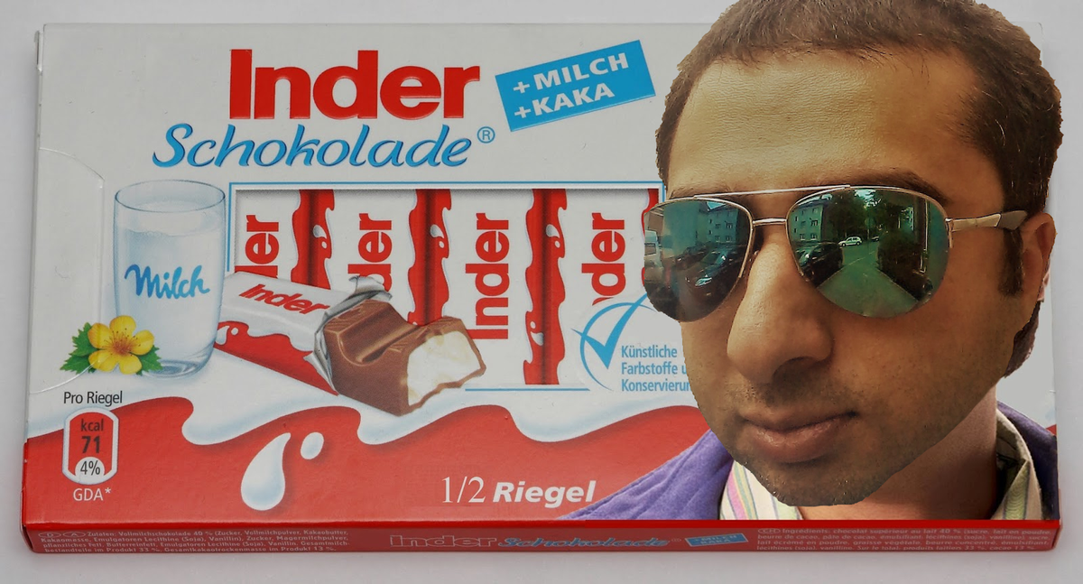 Kotze Inder Schokolade