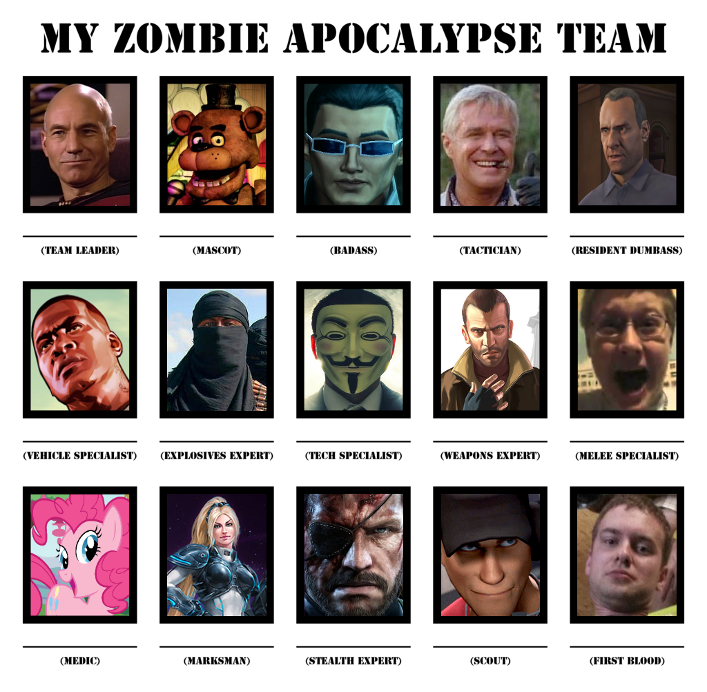Zombie Apocalypse Team gro allmy