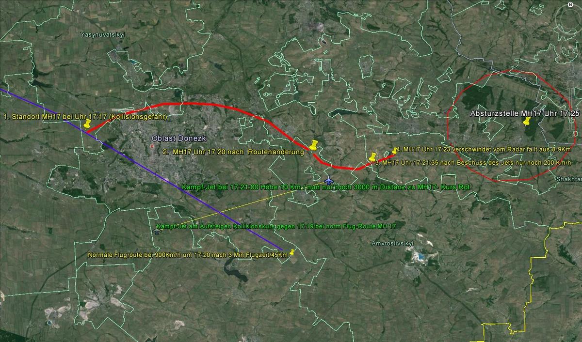 flug mh17ROUTE OK