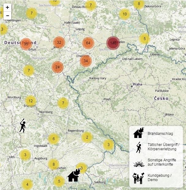 Fremdenfeindliche Gewalt 2015