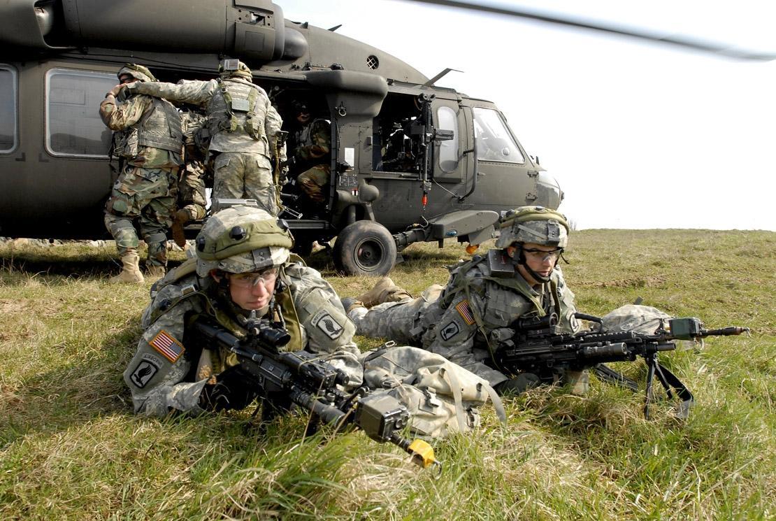 Combat Training in Germany Securing Grou