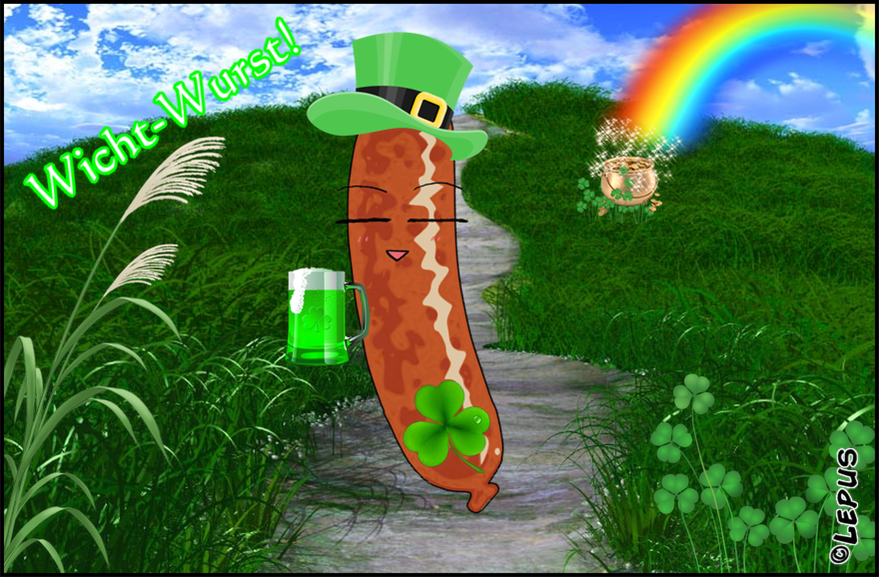 St Patricks Day Wicht-Wurst
