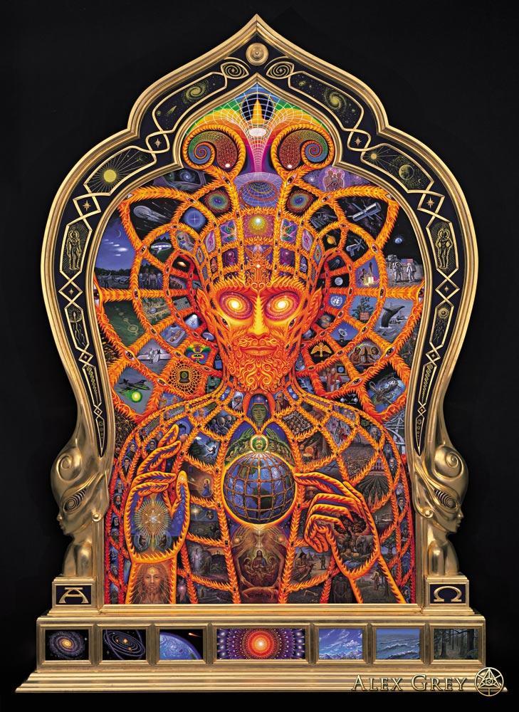 Alex Grey-Cosmic Christ