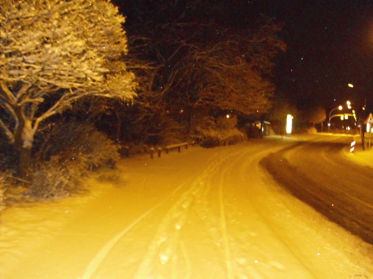 Schnee vor einem Jahr