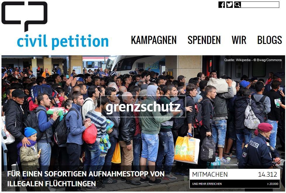 Petition Grenzschutz