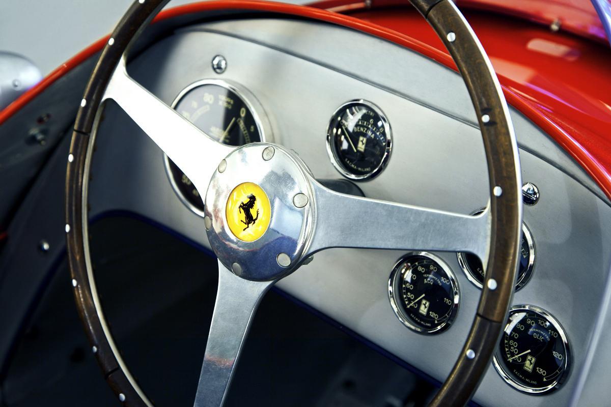 ferrari steerring wheel F1 1950ies