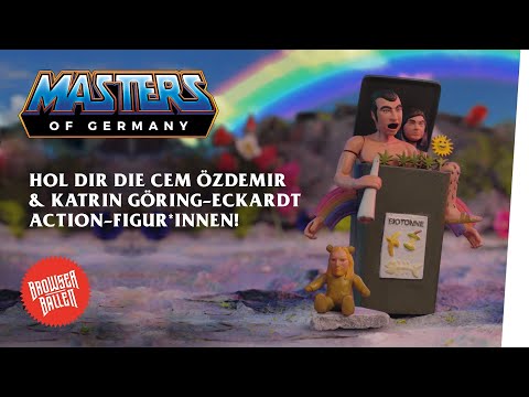 Youtube: Die Cem Özdemir und Katrin Göring-Eckardt Action-Figur
