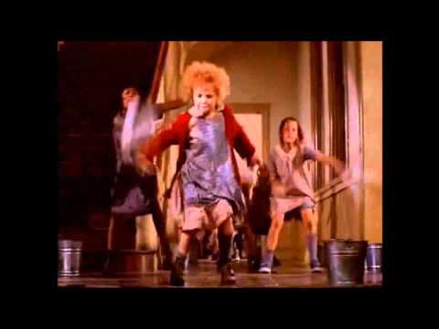 Youtube: "It's a hard knock life" ORIGINAL Annie 1982