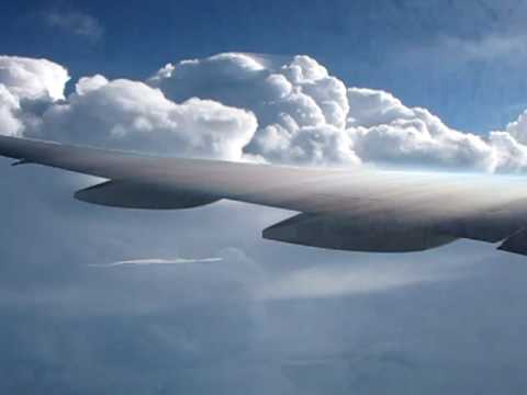 Youtube: Condensation over wing in flight