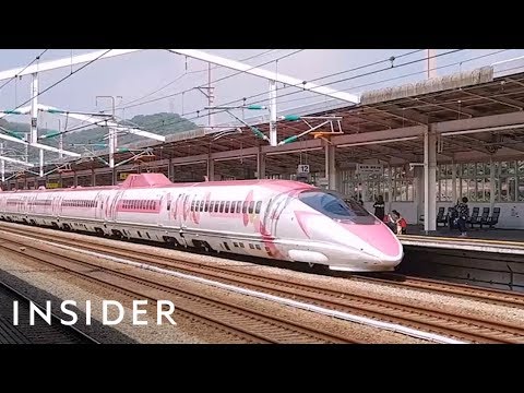 Youtube: What It’s Like To Ride Japan’s Hello Kitty Bullet Train