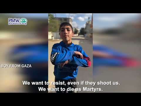 Youtube: Boy from Gaza wants to “die as a Martyr”