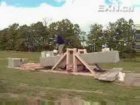 Youtube: Simple building. Stonehenge Reloaded by only one white man!!!