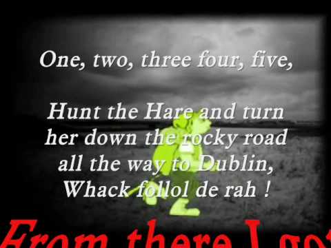 Youtube: The Dubliners - Rocky Road to Dublin - With Lyrics - Sherlock Holmes - Soundtrack
