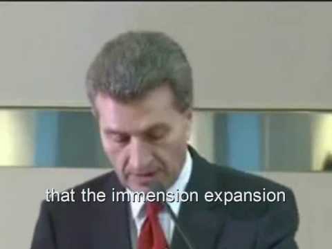 Youtube: Oettinger Rede mit Untertiteln