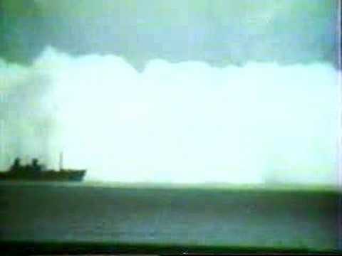 Youtube: Nuclear bomb explosion at sea - bikini atolls