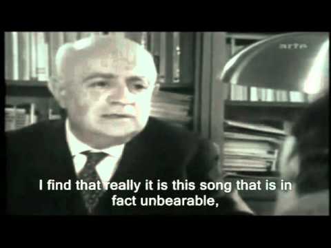 Youtube: Theodor Adorno - Music and Protest