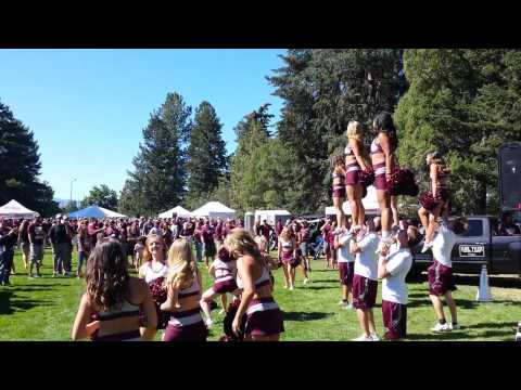 Youtube: University of Montana Cheer Team Getting Ready For Game Time!