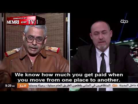 Youtube: Cmdr-in-Chief Spokesman of Iraqi Armed Forces Argues with TV Host on Number of Victims of Protesters