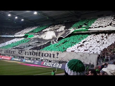 Youtube: Gladbach - Köln 1-0 (14.02.2015) | Choreografie und Tor von Xhaka