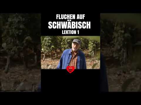 Youtube: Schwäbische Schimpfwörter / Fluchen auf schwäbisch #schwäbisch #fluchen #schimpfwörter #schwaben