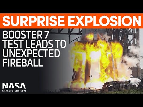 Youtube: SpaceX Booster 7 Experiences Explosion
