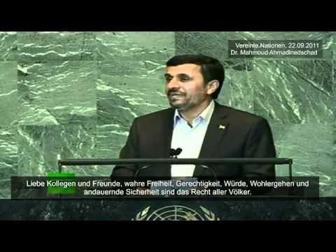 Youtube: Mahmud Ahmadinedschad UN [deutscher Untertitel, komplett]