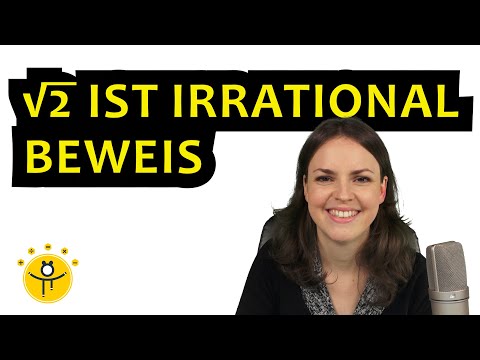 Youtube: Wurzel aus 2 ist irrational BEWEIS – Wurzel 2 ist nicht Element Q, Widerspruchsbeweis