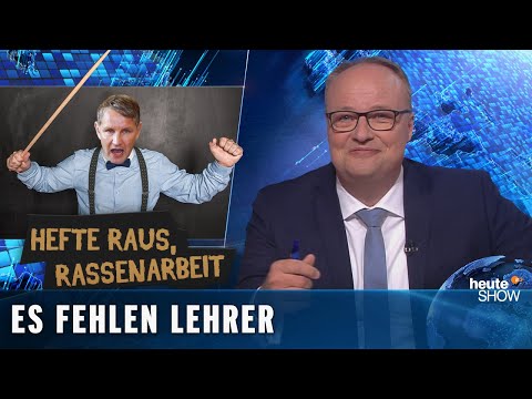 Youtube: Drei Lehrer für vier Klassen: Lehrermangel an deutschen Grundschulen | heute-show vom 20.09.2019
