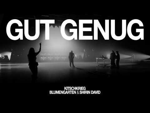 Youtube: KITSCHKRIEG feat. BLUMENGARTEN & SHIRIN DAVID - GUT GENUG