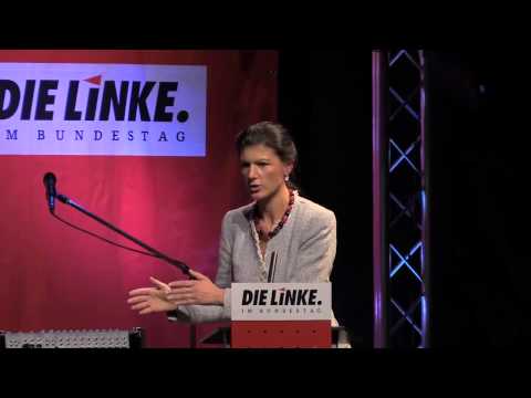 Youtube: Sahra Wagenknecht, DIE LINKE: »Der Kapitalismus trägt den Krieg in sich wie die Wolke den Regen«