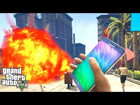 Youtube: GTA 5 - EXPLOSIVE Samsung Galaxy Note 7?! (GTA 5 Mods Showcase)