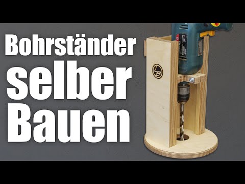 Youtube: So bohrst du SENKRECHT, jedesmal  | Bohrständer selber bauen