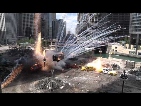 Youtube: Transformers 3 Filming-- Explosions, Jumpers and Movie Stars in Downtown Chicago