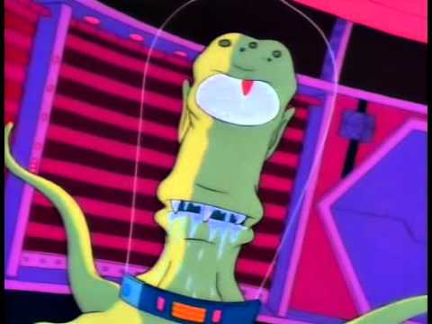 Youtube: simpsons treehouse of horror board with a nail in it