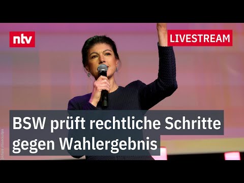 Youtube: LIVE: Sahra Wagenknecht äußert sich zum Ergebnis des BSW bei der Bundestagswahl