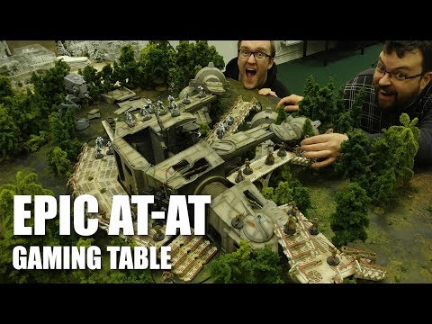 Youtube: Awesome Star Wars Legion At-At Gaming Table