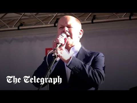 Youtube: Germany's Scholz confronts anti-Ukraine war protesters in speech aimed at 'murderous' Putin
