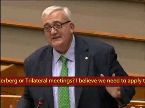 Youtube: Italian MEP on Bilderberg and Trilateral nominations for EU President and foreign minister