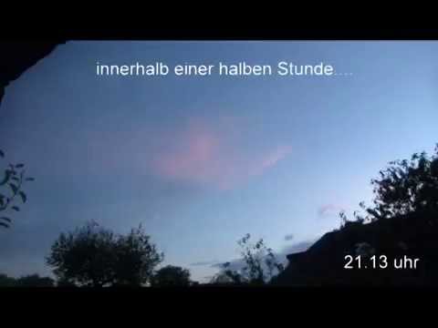 Youtube: künstliche "Wolken" auf Knopfdruck abends  weg, morgens da?
