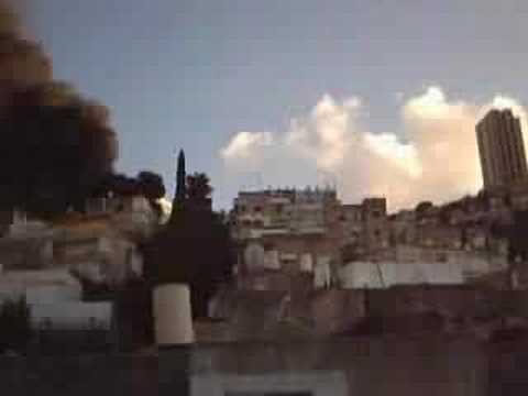 Youtube: Katyusha hit haifa 13-aug-2006 ~18:30hr