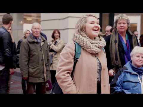 Youtube: Finnish Female Choir TAIKA - FINLANDIA flashmob