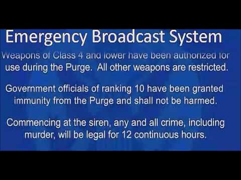 Youtube: The Purge - Announcement
