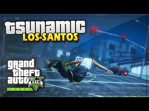 Youtube: GTA 5 TSUNAMI MOD! Los Santos Underwater Gameplay (GTA V PC Mods)