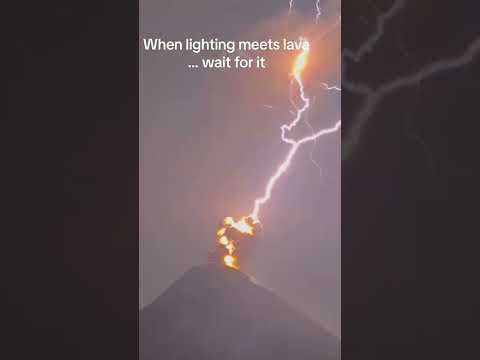 Youtube: Amazing 😯|Lightning meets lava|Subscribe😉|Discovery of Books|