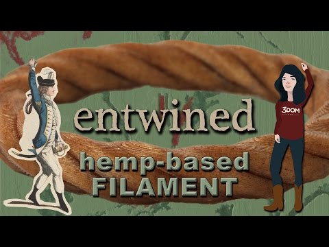 Youtube: Entwined - 3D Filament Made From Hemp