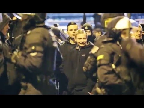 Youtube: German ANTIFA vs. Skinheads and Neo fascists 13.02.2013 Nazifrei Dresden Antifa blockade Hbf