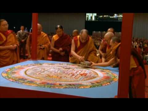 Youtube: construction and destruction of a mandala