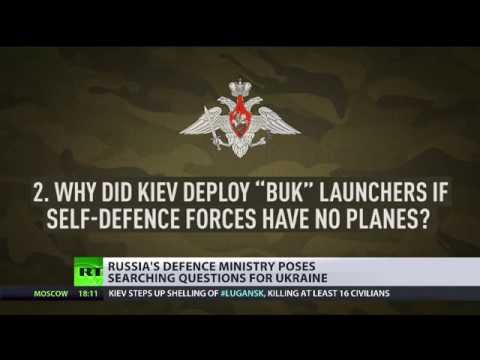 Youtube: Moscow raises 10 questions surrounding MH17 crash