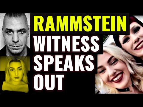 Youtube: Exclusive Interview: Rammstein Witness Says There's Something Very Wrong With the Accuser's Story