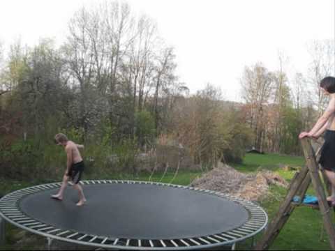 Youtube: First Trampolining in 2011
